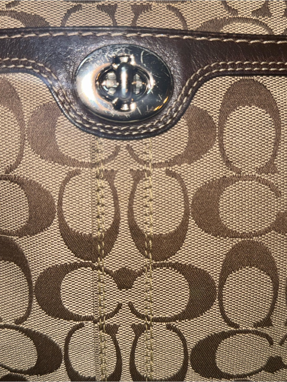 Coach Penelope Signature Jacquard Hippie Crossbody F13979 - Picture 8 of 12
